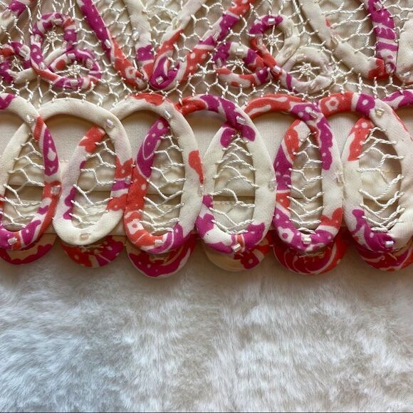 Sigrid Olsen Knitted By Hand Silk Sleeveless Top with Sequins and Beads Size S - Picture 9 of 13